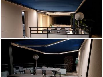 𝐅𝐄𝐘𝐓𝐈𝐀𝐓
• Pose : mi-septembre
• Dimensions : 5,50 x 4 m

Installation d'un sublime store banne FETUNA, toile bleue PACIFIC 😁

✅ Automatisme vent-soleil 
✅...