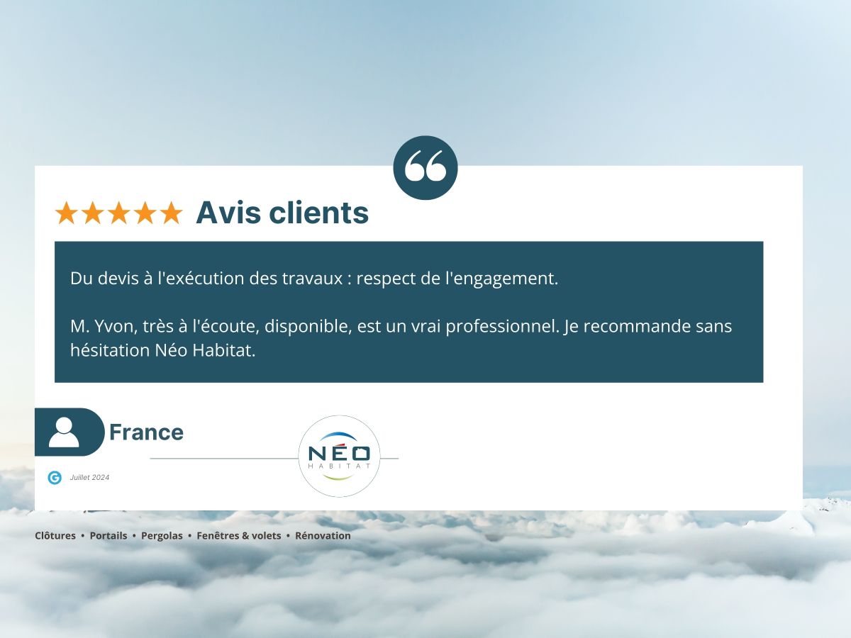 Avis clients Néo Habitat