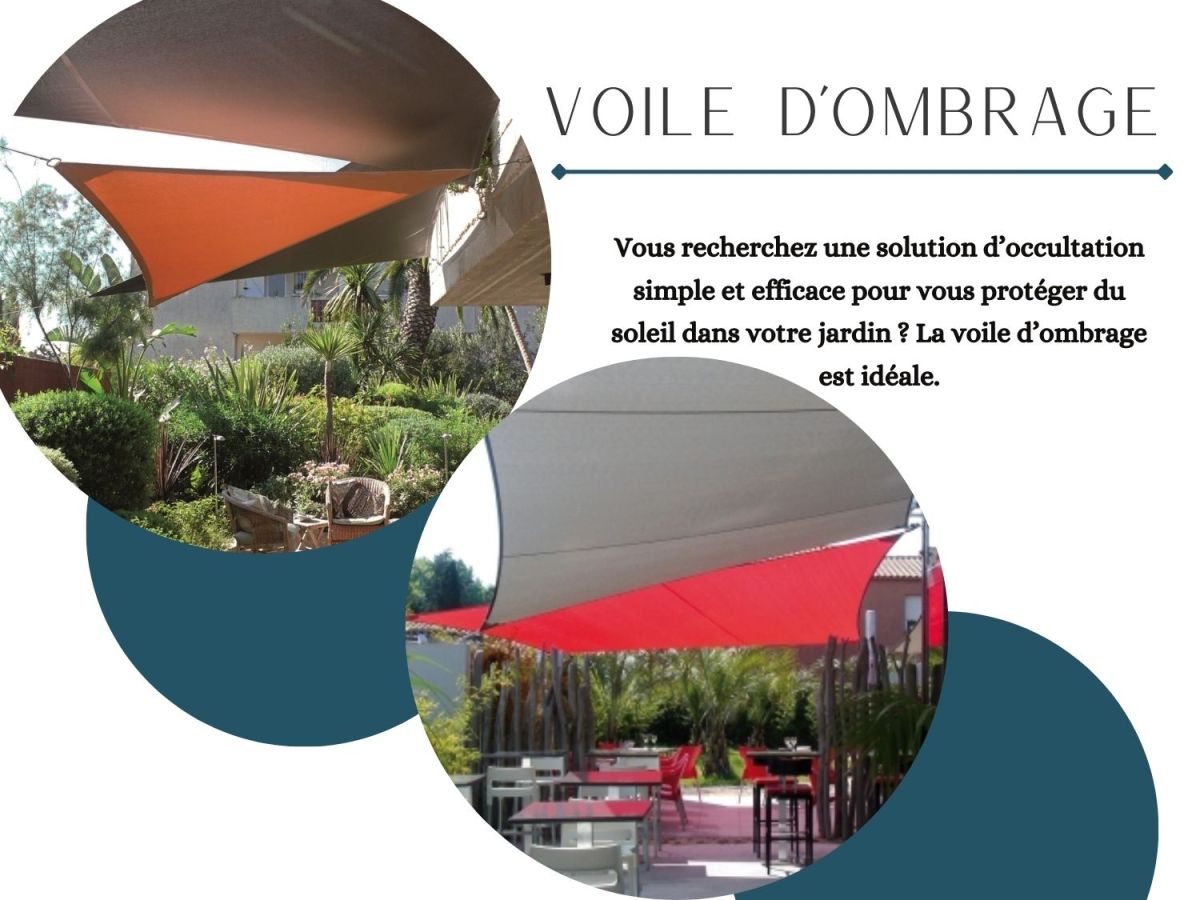 Voile d'ombrage à Limoges