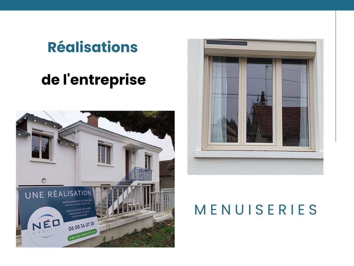 Menuiseries - fenêtres et volets Limoges