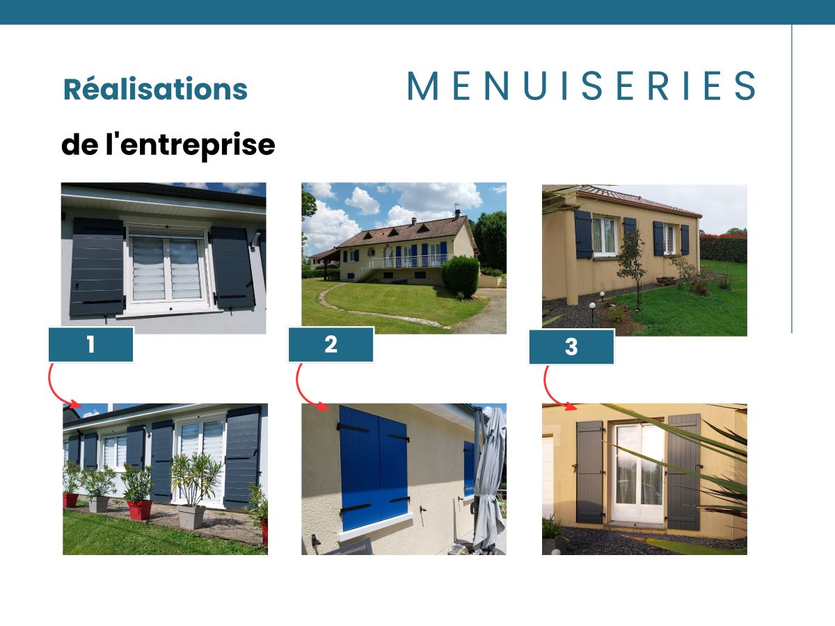 Menuiseries - fenêtres et volets Limoges