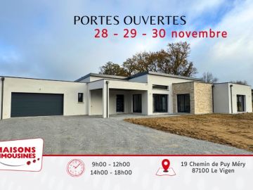 Nous serons présents aux portes ouvertes de Maisons Limousines, parlons ensemble de vos projets de clôtures, stores, pergolas et menuiseries 💯

Profitez de...